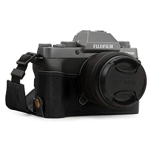  MegaGear Ever Ready Genuine Leather Camera Half Case Compatible with Fujifilm X-T200