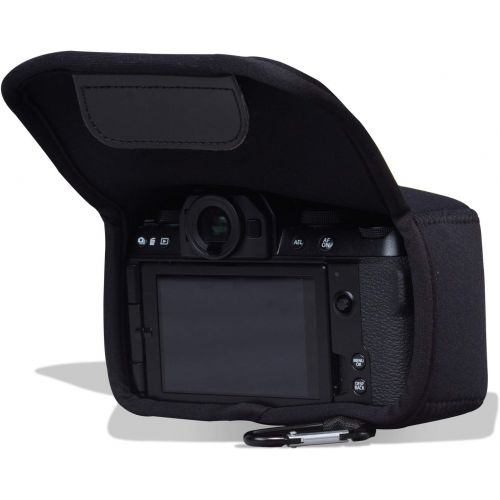  MegaGear MG1963 Ultra Light Neoprene Camera Case Compatible with Fujifilm X-S10 - Black