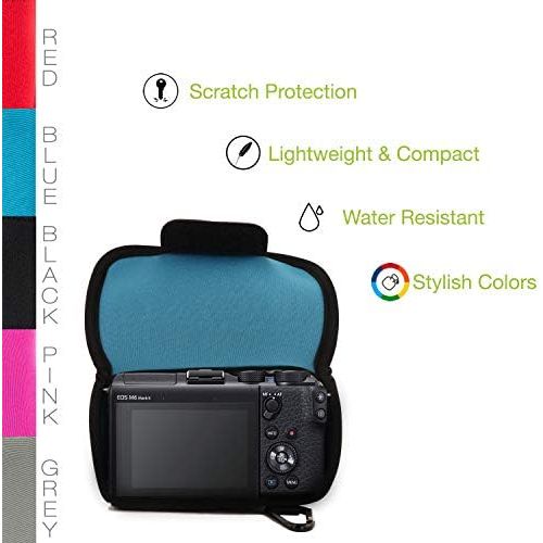  MegaGear Ultra Light Neoprene Camera Case Compatible with Canon EOS M6 Mark II (18-150mm)