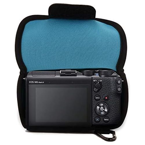  MegaGear Ultra Light Neoprene Camera Case Compatible with Canon EOS M6 Mark II (18-150mm)