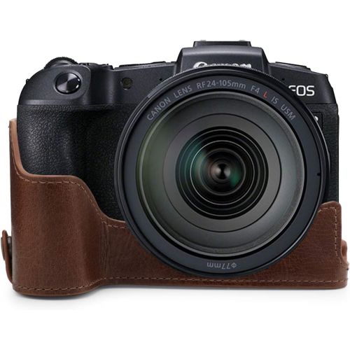  MegaGear Ever Ready Genuine Leather Camera Half Case Compatible with Canon EOS RP