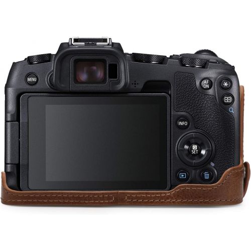  MegaGear Ever Ready Genuine Leather Camera Half Case Compatible with Canon EOS RP