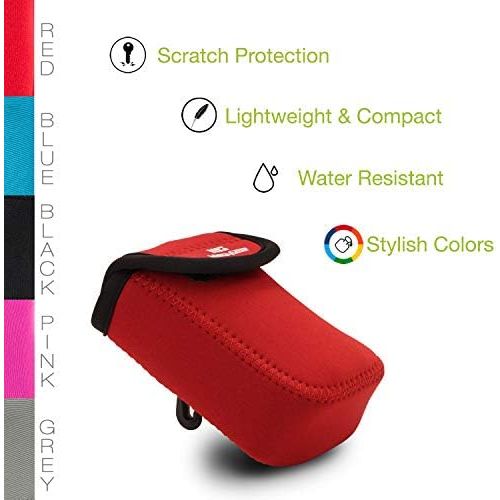  MegaGear Ultra Light Neoprene Camera Case Compatible with Nikon Coolpix W300, AW130, Ricoh WG-50, WG-30W