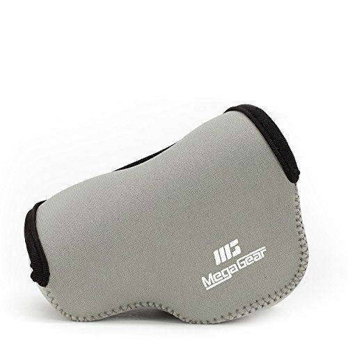  MegaGear Ultra Light Neoprene Camera Case Bag for Sony NEX-6, Sony NEX-7, Sony NEX-F3 with 16-50mm Lens (Gray)