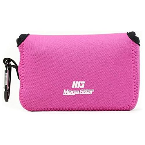  Megagear Fujifilm X100F, X100T, X100S Ultra Light Neoprene Camera Case, with Carabiner - Hot Pink - MG1097