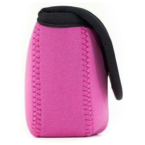  Megagear Fujifilm X100F, X100T, X100S Ultra Light Neoprene Camera Case, with Carabiner - Hot Pink - MG1097