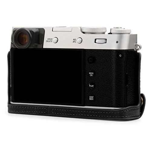  MegaGear Ever Ready Genuine Leather Camera Half Case Compatible with Fujifilm X100V