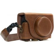 MegaGear Ever Ready Leather Camera Case Compatible with Sony Cyber-Shot DSC-WX500