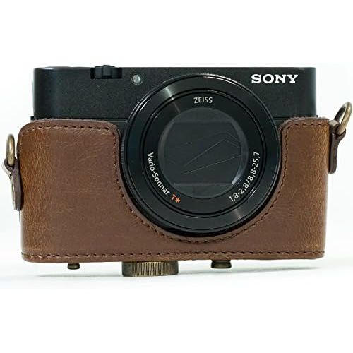  MegaGear Ever Ready Leather Camera Case Compatible with Sony Cyber-Shot DSC-WX500