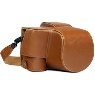 MegaGear Ever Ready Leather Camera Case Compatible with Sony Cyber-Shot DSC-RX10 IV, DSC-RX10 III