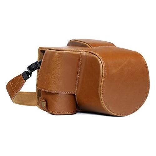  MegaGear Ever Ready Leather Camera Case Compatible with Sony Cyber-Shot DSC-RX10 IV, DSC-RX10 III