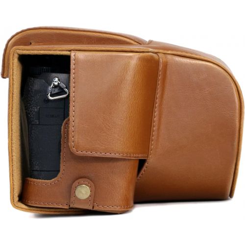  MegaGear Ever Ready Leather Camera Case Compatible with Sony Cyber-Shot DSC-RX10 IV, DSC-RX10 III