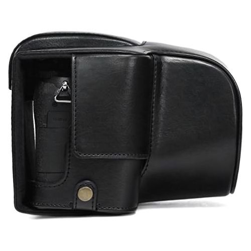  MegaGear Ever Ready Leather Camera Case Compatible with Sony Cyber-Shot DSC-RX10 IV, DSC-RX10 III