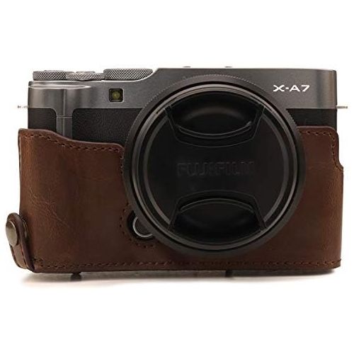  MegaGear Ever Ready Leather Camera Case Compatible with Fujifilm X-A7