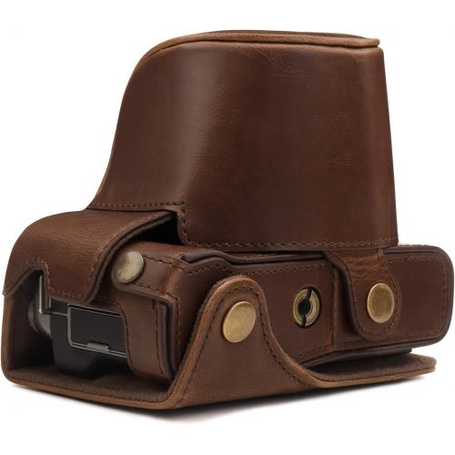  MegaGear Ever Ready Leather Camera Case Compatible with Fujifilm X-A7