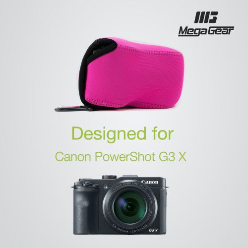  MegaGear Ultra Light Neoprene Camera Case Compatible with Canon PowerShot G3 X