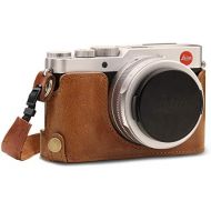 MegaGear Ever Ready Genuine Leather Camera Half Case Compatible with Leica D-Lux 7