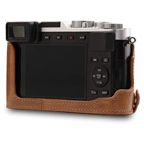  MegaGear Ever Ready Genuine Leather Camera Half Case Compatible with Leica D-Lux 7