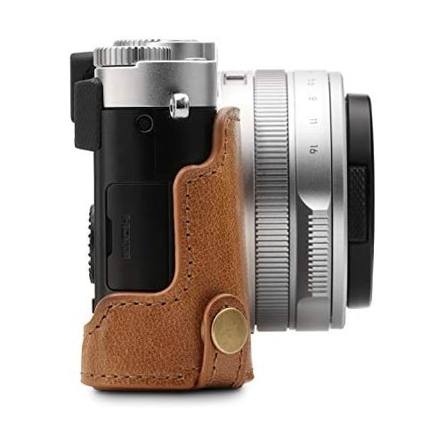  MegaGear Ever Ready Genuine Leather Camera Half Case Compatible with Leica D-Lux 7