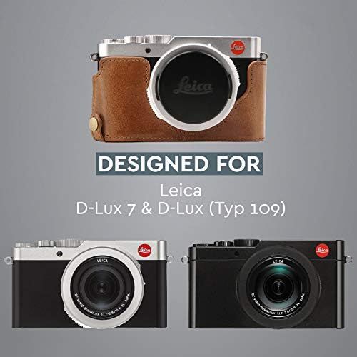  MegaGear Ever Ready Genuine Leather Camera Half Case Compatible with Leica D-Lux 7