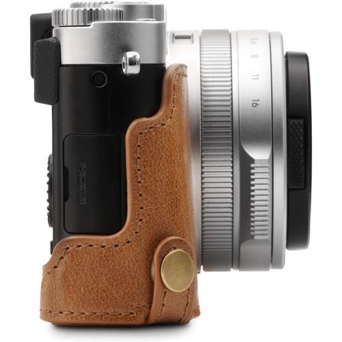  MegaGear Ever Ready Genuine Leather Camera Half Case Compatible with Leica D-Lux 7