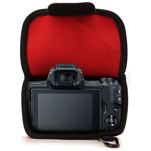  MegaGear Ultra Light Neoprene Camera Case Compatible with Canon EOS M50 Mark II (15-45mm), M50, M5 (15-45mm)