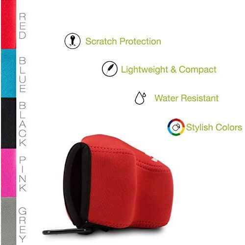  MegaGear Ultra Light Neoprene Camera Case Compatible with Canon EOS M50 Mark II (15-45mm), M50, M5 (15-45mm)