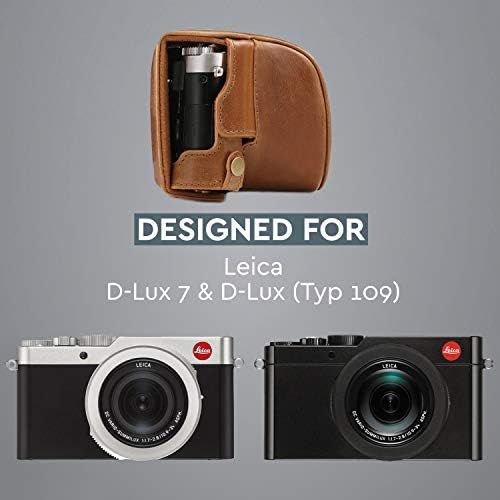  MegaGear Ever Ready Genuine Leather Camera Case Compatible with Leica D-Lux 7