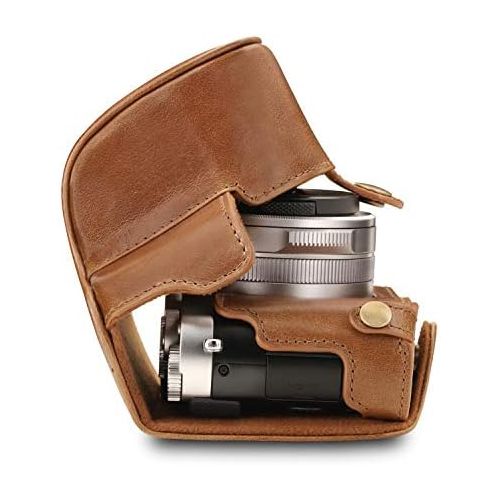  MegaGear Ever Ready Genuine Leather Camera Case Compatible with Leica D-Lux 7