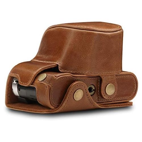  MegaGear Ever Ready Genuine Leather Camera Case Compatible with Leica D-Lux 7