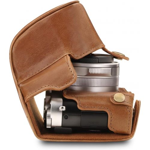  MegaGear Ever Ready Genuine Leather Camera Case Compatible with Leica D-Lux 7