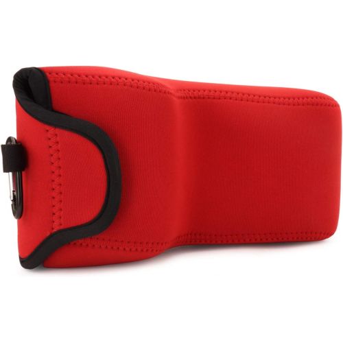  MegaGear MG1639 Ultra Light Neoprene Camera Case Compatible with Nikon COOLPIX P1000 - Red, Standard Size