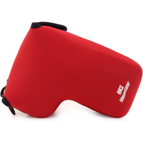  MegaGear MG1639 Ultra Light Neoprene Camera Case Compatible with Nikon COOLPIX P1000 - Red, Standard Size