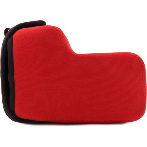  MegaGear MG1639 Ultra Light Neoprene Camera Case Compatible with Nikon COOLPIX P1000 - Red, Standard Size