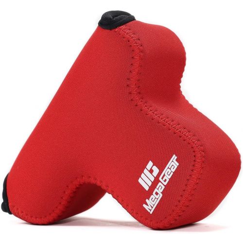  MegaGear Camera Case, Bag for Canon EOS M10 Mirrorless Digital Camera with 15-45mm Lens, Red, Neoprene (MG670)