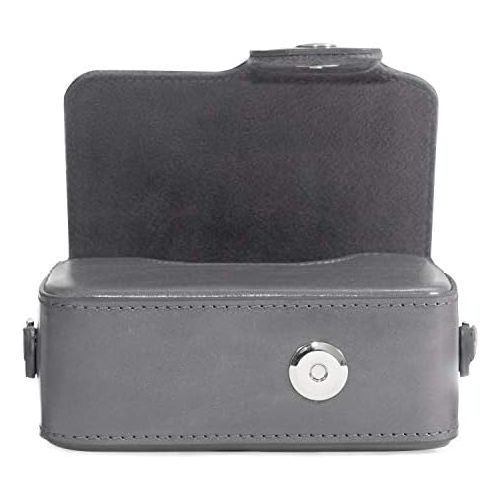  MegaGear Leather Camera Case with Strap Compatible with Sony Cyber-Shot DSC-RX100 VII, DSC-RX100 VI, DSC-RX100 V, DSC-RX100 IV, DSC-RX100 III, DSC-RX100 II
