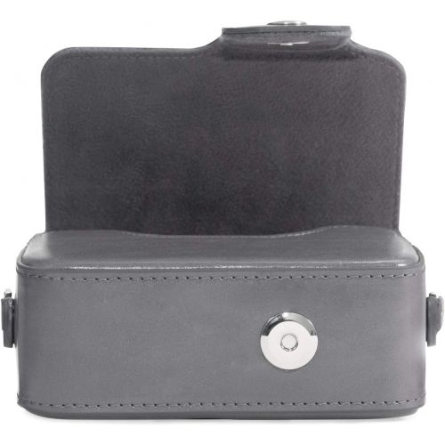  MegaGear Leather Camera Case with Strap Compatible with Sony Cyber-Shot DSC-RX100 VII, DSC-RX100 VI, DSC-RX100 V, DSC-RX100 IV, DSC-RX100 III, DSC-RX100 II