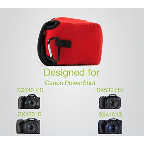  MegaGear Ultra Light Neoprene Camera Case Compatible with Canon PowerShot SX420 is, SX540 HS, SX410 is, SX530 HS