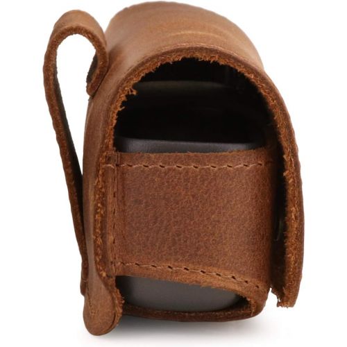  MegaGear MG1616 Genuine Leather Camera Case Compatible with DJI Osmo Pocket - Brown