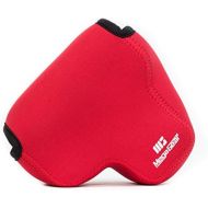 MegaGear Ultra Light Neoprene Camera Case Bag with Carabiner for Canon PowerShot SX60 HS Digital Camera (Red)