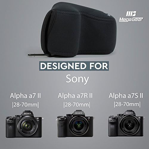  MegaGear Ultra Light Neoprene Camera Case Compatible with Sony Alpha A7S II, A7R II, A7 II (28-70mm)