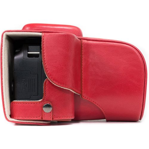  MegaGear Ever Ready Leather Camera Case Compatible with Nikon D3400