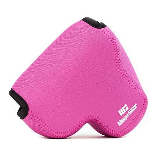  MegaGear Ultra Light Neoprene Camera Case Bag with Carabiner for Canon PowerShot SX60 HS Digital Camera (HotPink)