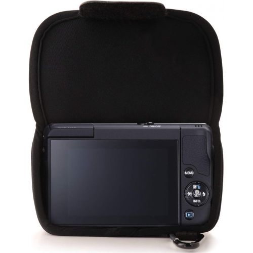  MegaGear Camera Case, Bag for Canon EOS M10 Mirrorless Digital Camera with 15-45mm Lens (Black)