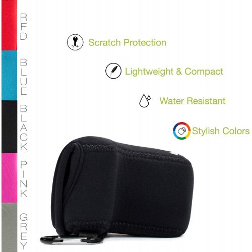  MegaGear Camera Case, Bag for Canon EOS M10 Mirrorless Digital Camera with 15-45mm Lens (Black)