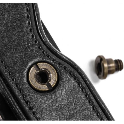  MegaGear Leather Camera Case Screw, Easy to Install, Tripod and Peripheral Friendly Accessory, Compatible with All MegaGear Leather Cases, Canon, Olympus, Sony, Fujifilm, Panasonic