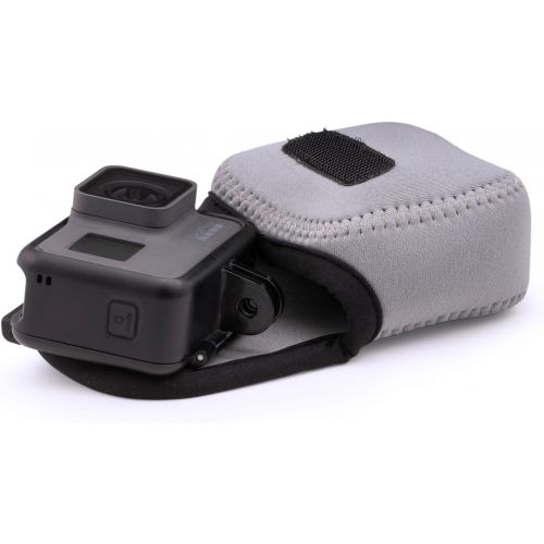  MegaGear Ultra Light Neoprene Camera Case Compatible with GoPro Hero9, Hero8, DJI Osmo Action, Sony RX0 II, GoPro Hero 7, Sony RX0 1.0