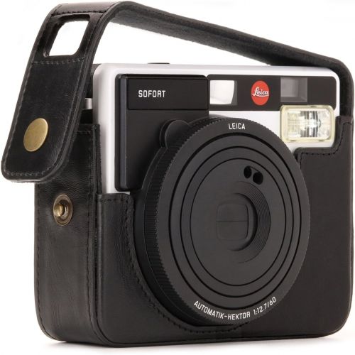  MegaGear MG1294 Ever Ready Leather Camera Case, Bag, Protective Cover for Leica Sofort Instant, Black
