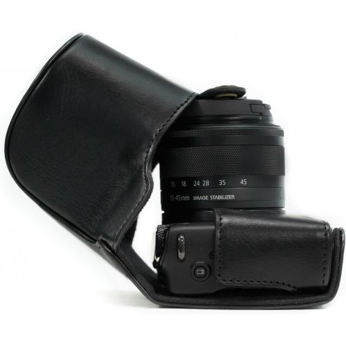  MegaGear Ever Ready Camera Case, Bag for Canon EOS M10 Mirrorless Digital Camera with 15-45mm Lens (Black) (MG668)