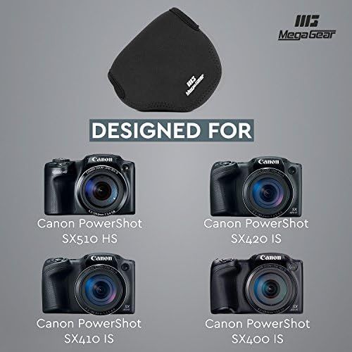  MegaGear Ultra Light Neoprene Camera Case Compatible with Canon PowerShot SX420 is, SX410 is, SX400 is, SX510 HS